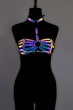 Reflective Women's Underwear, Reflective Bra Harness - SH224 - Image 2
