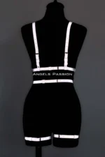 Reflective Full Body Harness, Dancer Accessory that Glows in the Dark - SH461 - Image 6