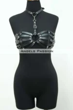 Women's Leather Fantasy Bra Apparel - SH1408 - Image 7