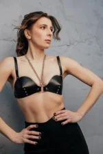 Fantasy Leather Bra Harness - SH1380