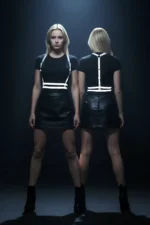 Glow in the Dark - Reflective Chest Harness, Party Harness, Dress Accessory - SH205