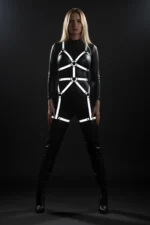 Reflective Full Body Harness, Dancer Accessory that Glows in the Dark - SH461 - Image 4