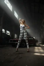 Deri Etek ve Göğüs Harness Cosplay Takımı SH1013 - Image 4