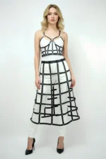 Deri Etek ve Göğüs Harness Cosplay Takımı SH1013 - Image 3