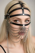Chain Leather Sexy Mask - SH465