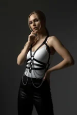 Black Women's Belt Chain Body Link Accessory - SH9 - Image 2