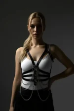 Black Women's Belt Chain Body Link Accessory - SH9 - Image 4