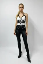 Black Women's Belt Chain Body Link Accessory - SH9 - Image 8