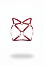 Red Women's Leather Crossbody Belt Accessory - SH109 - Image 2