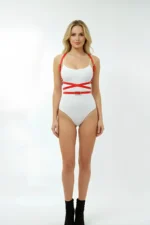 Red Women's Belt Cross Strap Body Accessory - SH172