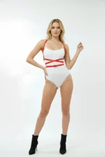 Red Women's Belt Cross Strap Body Accessory - SH172 - Image 7