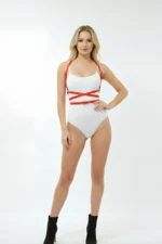 Red Women's Belt Cross Strap Body Accessory - SH172 - Image 8