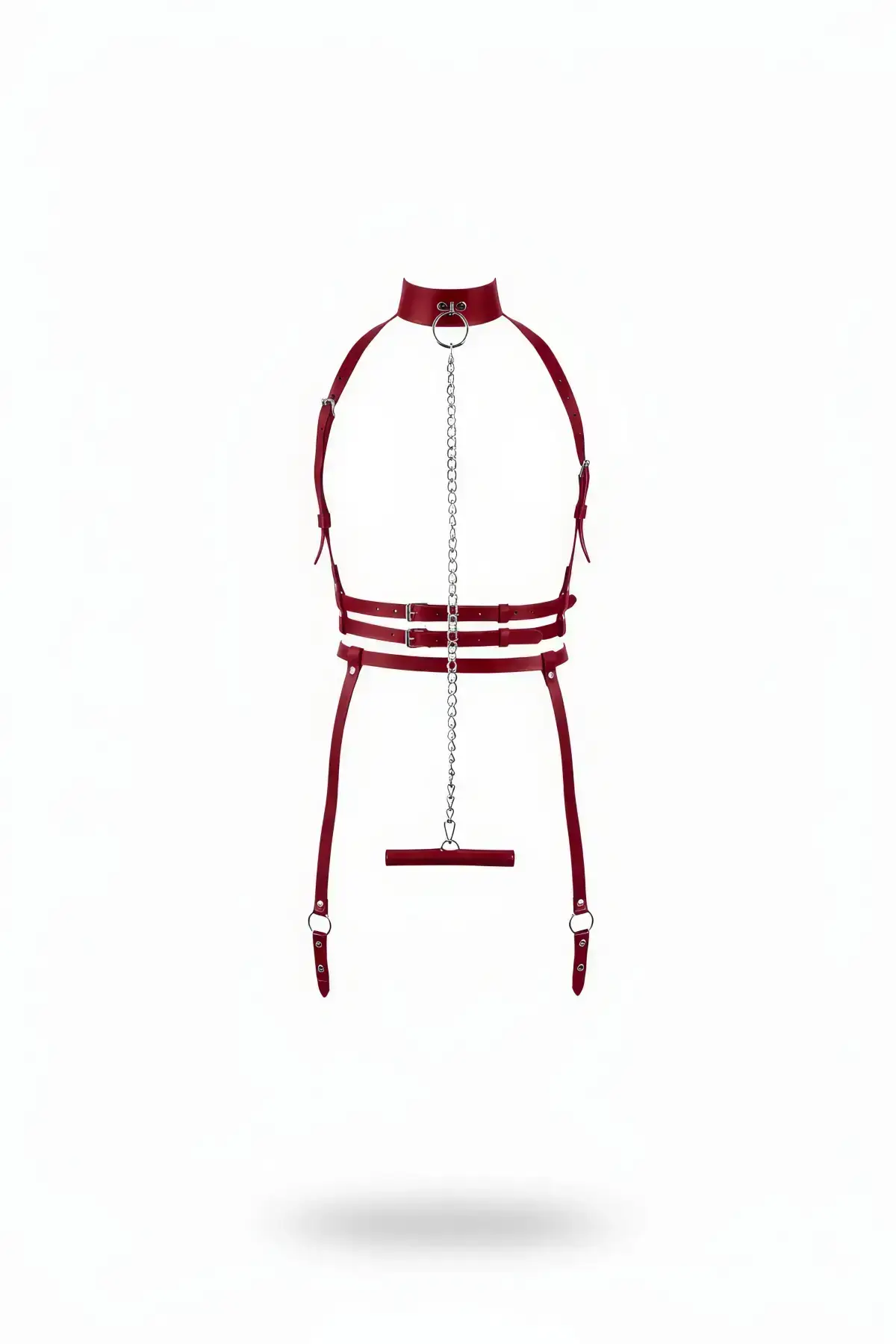 Harness Set with Chain Detail and Neck Collar - SH233