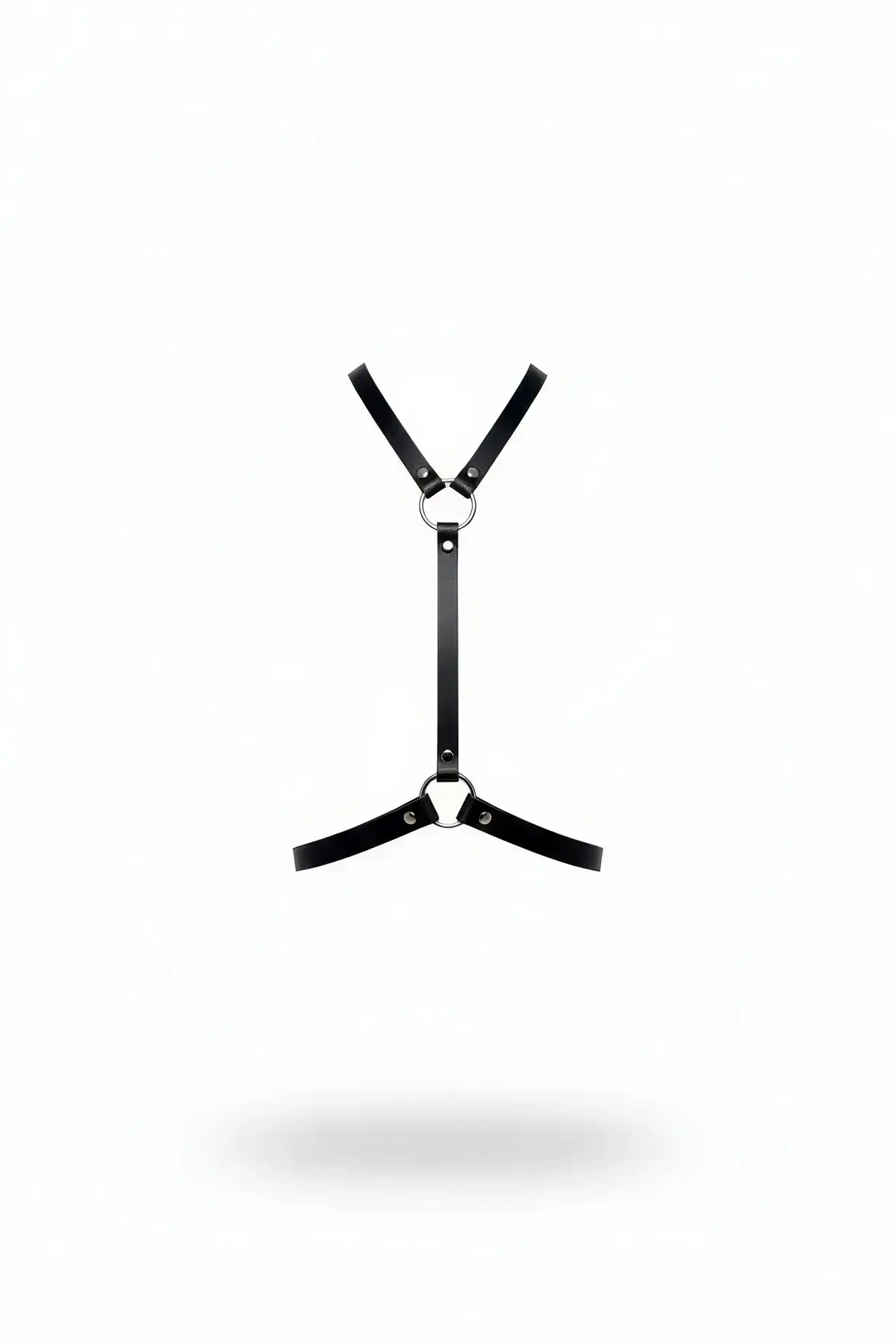 Black Women's Leather Belt Body Accessory - SH581