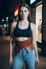 Women's Wide Belt Corset Waist Accessory - SH611 - Image 4