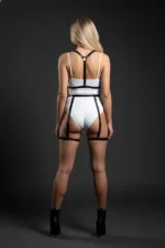 Black Women's Garter Harness Faux Leather Adjustable Body Leg Accessory - SH753 - Image 3