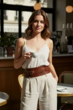 Women's Belt Wide Double Buckle Waist Accessory - SH875 - Image 2