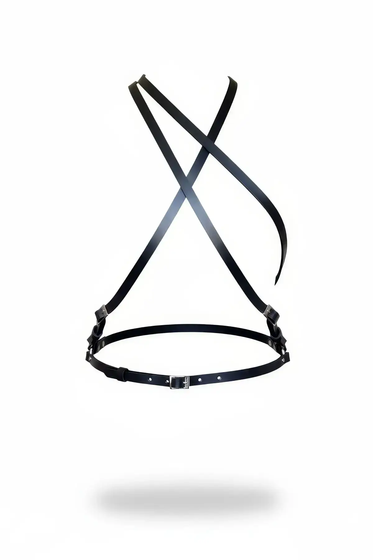 136135.webp Black Women's Leather Belt Crossbody Accessory - SH919 - Image 1