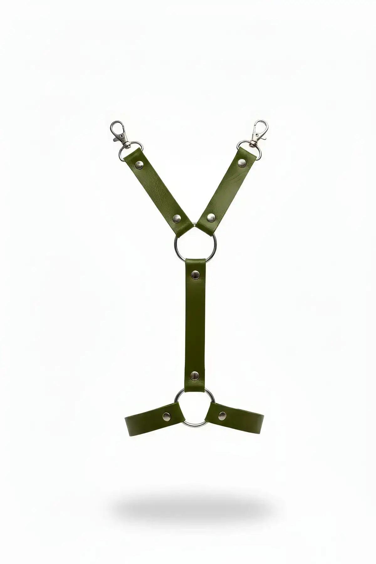 136271.webp Khaki Garter Harness Clip-on Adjustable Leg Accessory - SH962 - Image 1