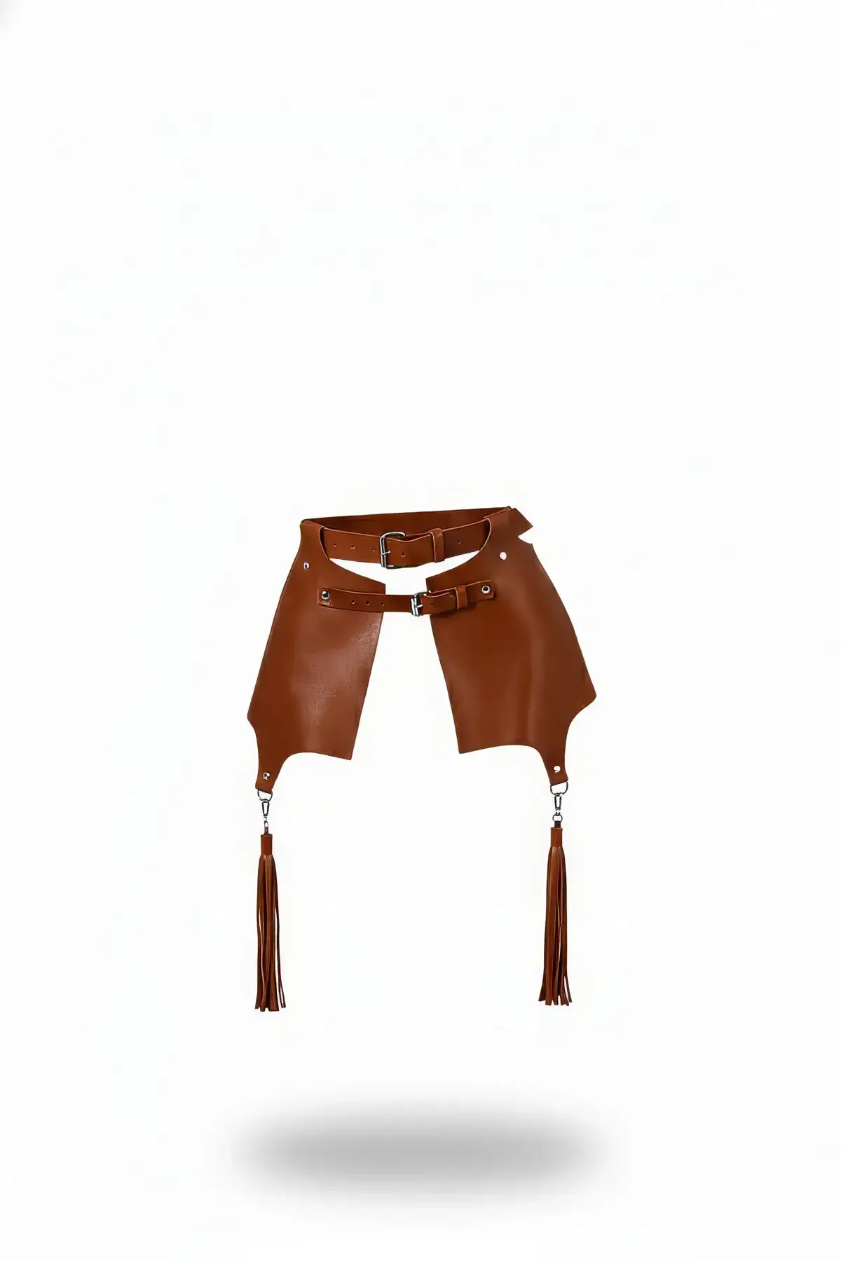 Women's Belt with Tassel Detail Wide Waist Accessory - SH985