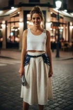 Black Women's Layered Belt with Side Panel Waist Accessory - SH1254 - Image 3