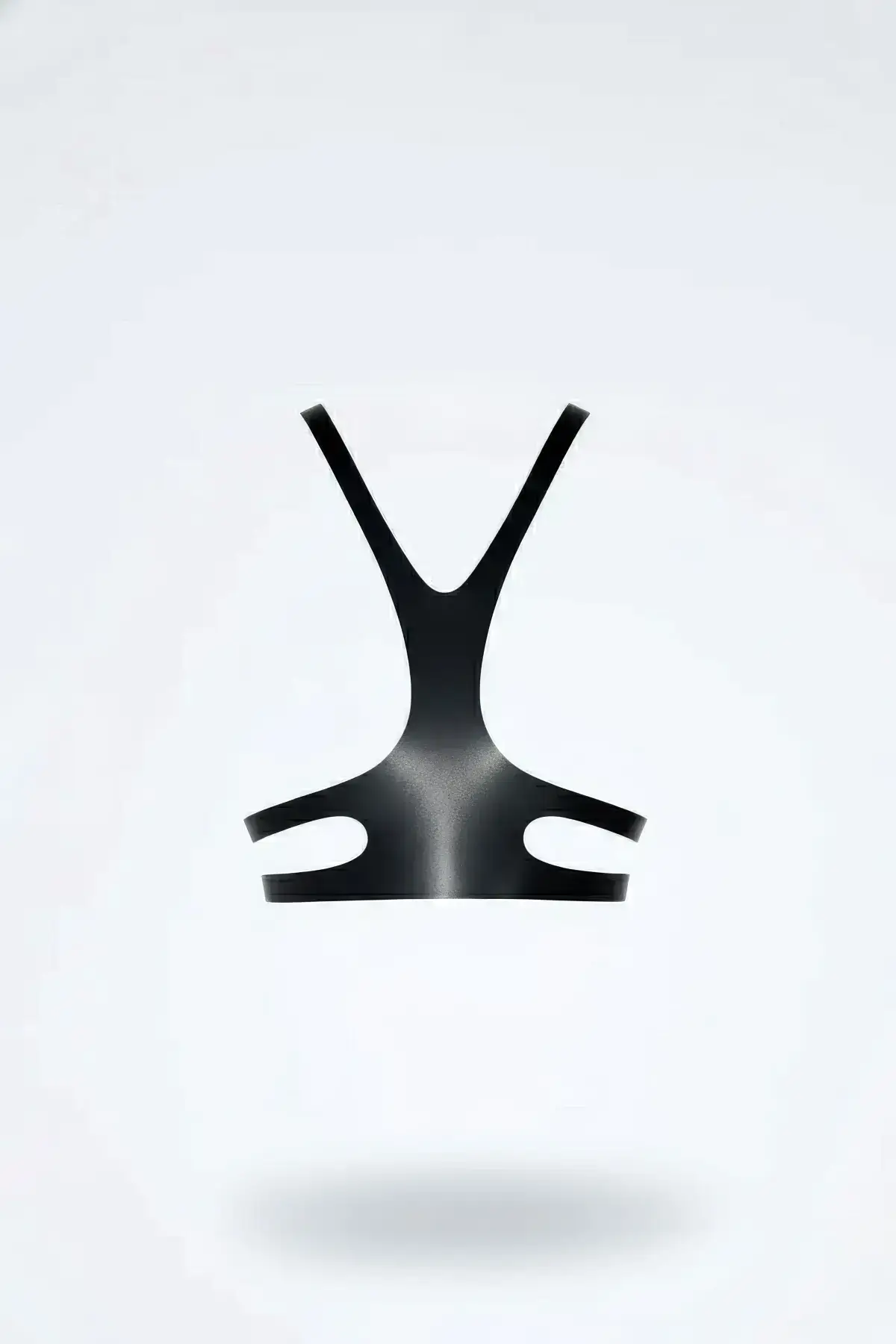 Black Women's Belt with Shoulder Detail Wide Waist Accessory - SH1374