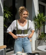 Khaki Women's Belted Corset Waist Accessory - SH1429 - Image 3