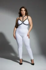 Plus Size Black Women's Elastic Harness Stylish Body Accessory - SH93 - Image 3