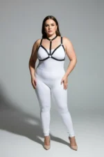 Plus Size Black Women's Elastic Harness Stylish Body Accessory - SH93 - Image 4