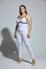 Plus Size Black Women's Elastic Harness Adjustable Fancy Accessory - SH104 - Image 3