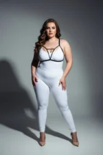 Plus Size Black Women's Elastic Harness Adjustable Fancy Accessory - SH104 - Image 4