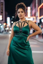 Plus Size Black Women's Leather Belt Body Harness Outfit Accessory - SH114 - Image 4