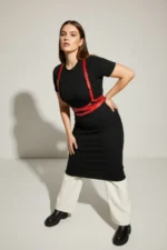 Plus Size Red Women's Leather Belt Harness Body Accessory - SH198 - Image 4