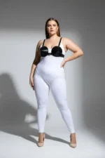 Plus Size Black Women's Harness Set Leather Bustier Body Accessory - SH250 - Image 2