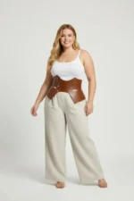 Plus Size Women's Belt Wide Corset Style Leather Outfit Complementary - SH619 - Image 2