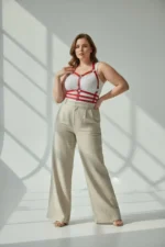 Plus Size Red Women's Leather Belt Harness Corset Style Body Accessory - SH760 - Image 2