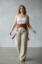 Plus Size Women's Belt Wide Corset Design with Tassel Detail - SH788