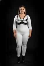 Plus Size Black Women's Harness Set Adjustable Leather Body Accessory - SH1377 - Image 3