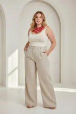 Kırmızı Lazer Kesim Kadın Choker Boyunluk SH1407 - Image 2