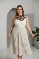 Siyah Lazer Kesim Büyük Beden Kadın Choker Yaka Kolye SH1407 - Image 2