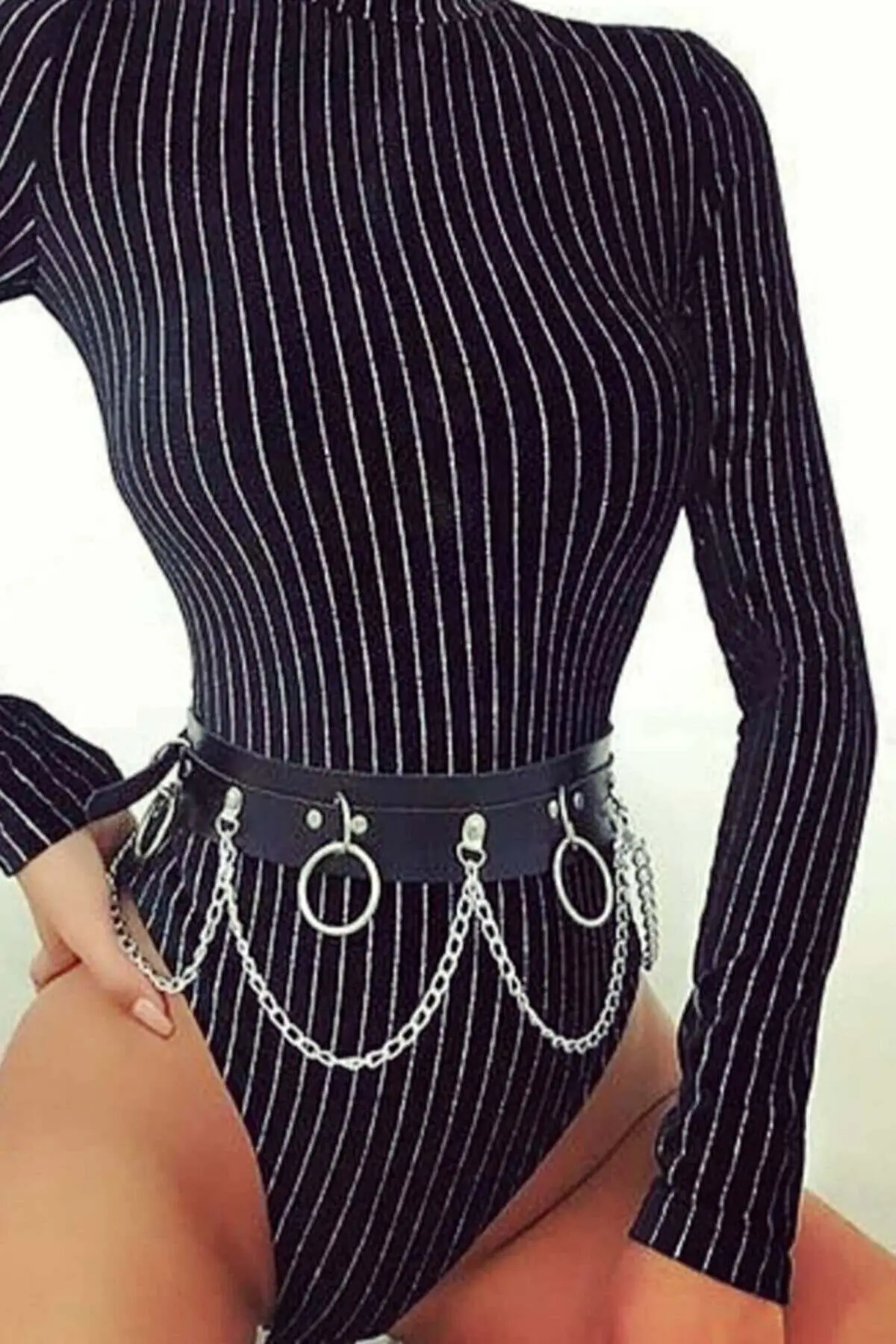 Stylish Chain Waist Harness SH639